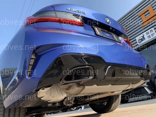 Насадки на выхлопные трубы M Perfomance BMW G20 G21 G22 G23 G26 G42 черные