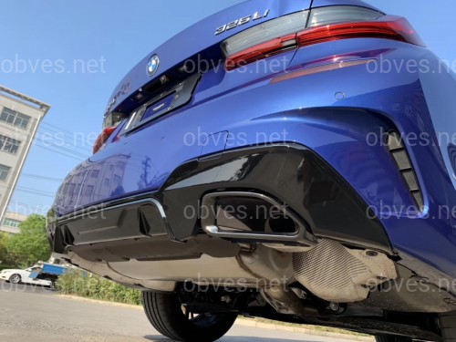 Насадки на выхлопные трубы M Perfomance BMW G20 G21 G22 G23 G26 G42 черные