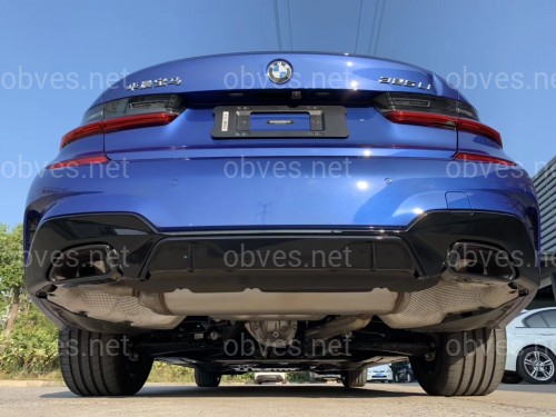 Насадки на выхлопные трубы M Perfomance BMW G20 G21 G22 G23 G26 G42 черные
