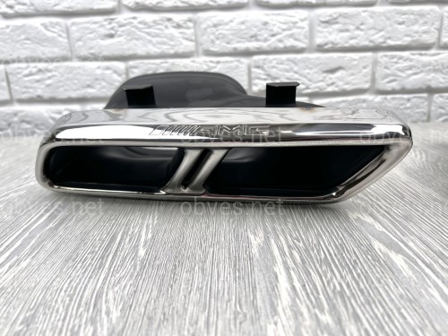 Насадки на выхлопные трубы AMG С63S Mercedes Benz С Class W205 2014-2018