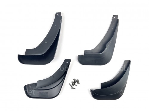 Брызговики Mazda 2 ХЕТЧБЕК 2007-2014, комплект 4шт.