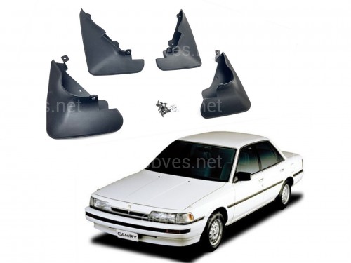 Брызговики Toyota Camry V20 1987-1991, комплект 4шт. Брызговики Toyota Camry V20 1987-1991, комплект 4шт.
