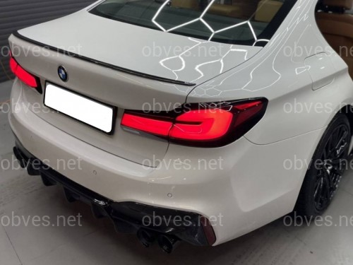 Спойлер лип M5 стиль BMW 5 series G30 2017- ABS пластик, черный глянец Спойлер лип M5 стиль BMW 5 series G30 2017- ABS пластик, черный глянец