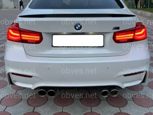 Задний бампер M3 стиль BMW 3 Series F30 2012-2018 Задний бампер M3 стиль BMW 3 Series F30 2012-2018