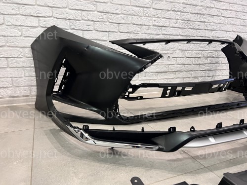Бампер передний комплектный Lexus RX 2012-2015 в стиле F-Sport RX 2020+ Бампер передний комплектный Lexus RX 2012-2015 в стиле F-Sport RX 2020+