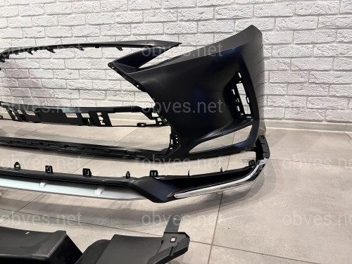 Бампер передний комплектный Lexus RX 2012-2015 в стиле F-Sport RX 2020+ Бампер передний комплектный Lexus RX 2012-2015 в стиле F-Sport RX 2020+