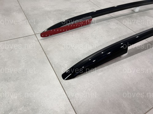 Рейлинги на крышу OEM Porsche Cayenne 958 / Volkswagen Touareg 2010-2018 алюминий 2шт. цвет черный Рейлинги на крышу OEM Porsche Cayenne 958 / Volkswagen Touareg 2010-2018 алюминий 2шт. цвет черный