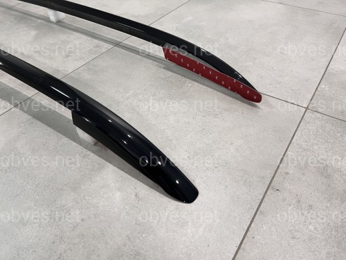 Рейлинги на крышу OEM Porsche Cayenne 958 / Volkswagen Touareg 2010-2018 алюминий 2шт. цвет черный Рейлинги на крышу OEM Porsche Cayenne 958 / Volkswagen Touareg 2010-2018 алюминий 2шт. цвет черный