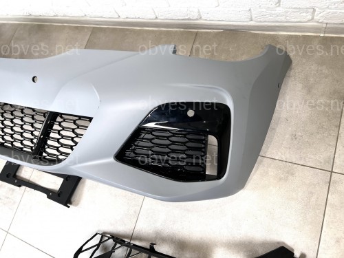Передний бампер M paket BMW 3 series G20 G21 2019-2022
