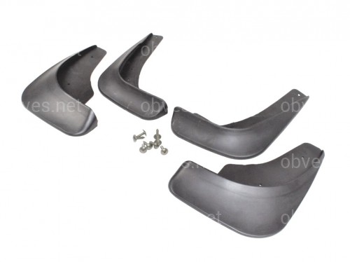 Брызговики Mazda 3 СЕДАН С ПОРОГАМИ 2006-2008, комплект 4шт. Брызговики Mazda 3 СЕДАН С ПОРОГАМИ 2006-2008, комплект 4шт.