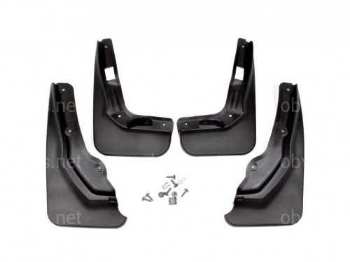 Брызговики Mercedes-Benz C-class W204 2011-2015 комплект 4 шт.