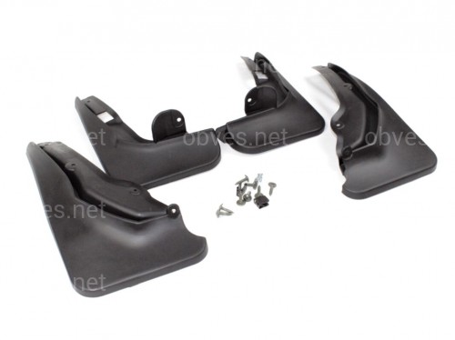 Брызговики Mercedes-Benz C-class W204 2011-2015 комплект 4 шт.