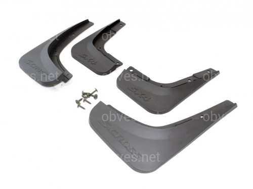 Брызговики Suzuki SX4 2013-2022 комплект 4 шт. Брызговики Suzuki SX4 2013-2022 комплект 4 шт.