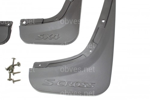Брызговики Suzuki SX4 2013-2022 комплект 4 шт. Брызговики Suzuki SX4 2013-2022 комплект 4 шт.