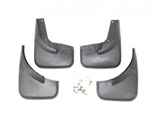 Брызговики Volkswagen Jetta 2005-2010 без выреза под молдинги (пороги без резинки или сделать подрез) комплект 4шт.