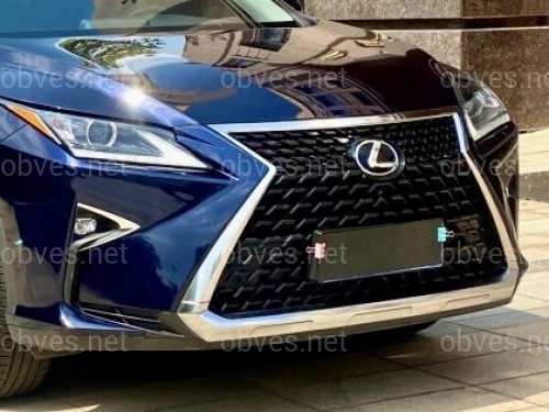 Бампер в сборе с решеткой в стиле 2020+ для Lexus RX 2015-2019 Бампер в сборе с решеткой в стиле 2020+ для Lexus RX 2015-2019