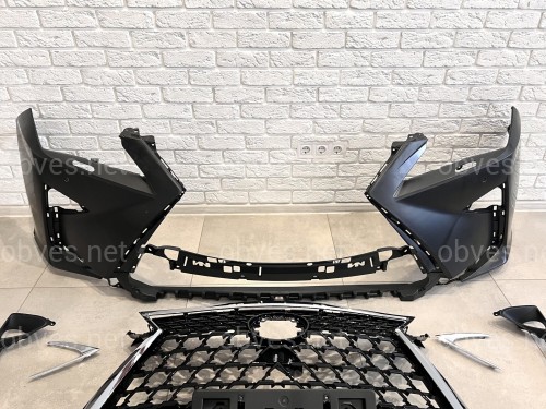Бампер в сборе с решеткой в стиле 2020+ для Lexus RX 2015-2019 Бампер в сборе с решеткой в стиле 2020+ для Lexus RX 2015-2019