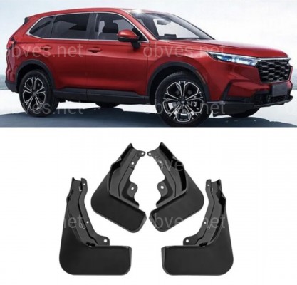 Брызговики Honda CR-V VI 2023+, комплект 4шт. Брызговики Honda CR-V VI 2023+, комплект 4шт.