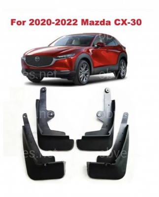 Брызговики Mazda CX-30 2019+, комплект 4шт. Брызговики Mazda CX-30 2019+, комплект 4шт.