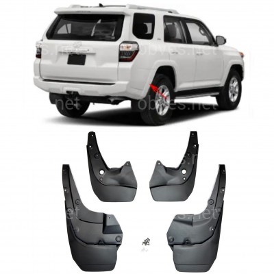 Брызговики Toyota 4Runner 2010-2019, комплект 4шт. Брызговики Toyota 4Runner 2010-2019, комплект 4шт.