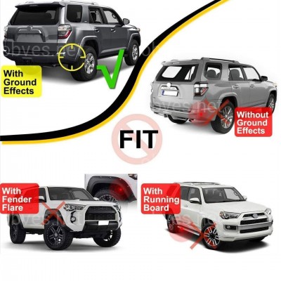 Брызговики Toyota 4Runner 2010-2019, комплект 4шт. Брызговики Toyota 4Runner 2010-2019, комплект 4шт.