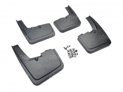 Брызговики Ford F-150 2015-2019 с узкими расширителями арок, комплект 4шт.