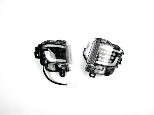 LED задние габариты (туманки) Toyota Land Cruiser 200 2015-2022 дымчатые, 2шт.