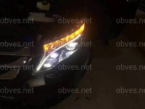 Full led фары стиль OEM Mercedes Benz W447 Vito / V-class / Metris (левая+ правая) комплектные с блоками