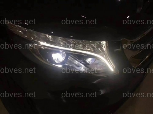 Full led фары стиль OEM Mercedes Benz W447 Vito / V-class / Metris (левая+ правая) комплектные с блоками