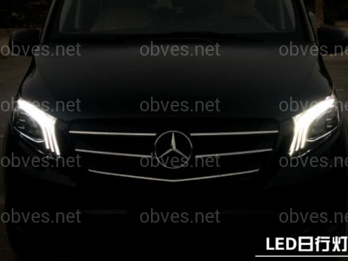 Full led фары стиль Maybach Mercedes Benz W447 Vito / V-class / Metris (левая+ правая) комплектные с блоками Full led фары стиль Maybach Mercedes Benz W447 Vito / V-class / Metris (левая+ правая) комплектные с блоками