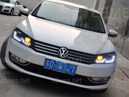 Передние фары Volkswagen Passat B7 USA 2011-2015