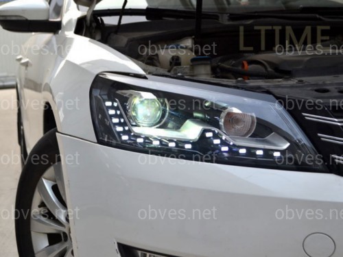 Передние фары Volkswagen Passat B7 USA 2011-2015