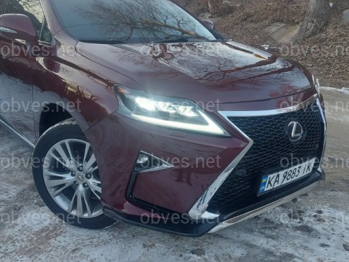 Фары Full LED 3 линзы Lexus RX 350 / 450H 2012-2015 в стиле рестайлинг 2020 Фары Full LED 3 линзы Lexus RX 350 / 450H 2012-2015 в стиле рестайлинг 2020