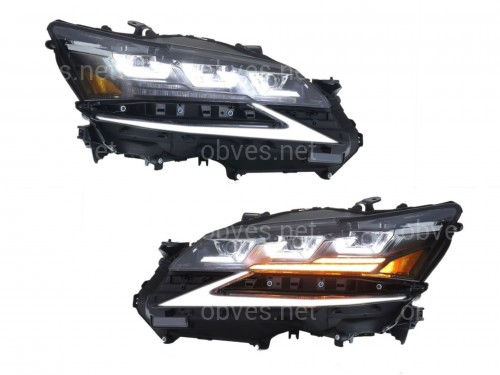 Фары FULL LED 3 линзы Lexus GS рестайлинг 2016+