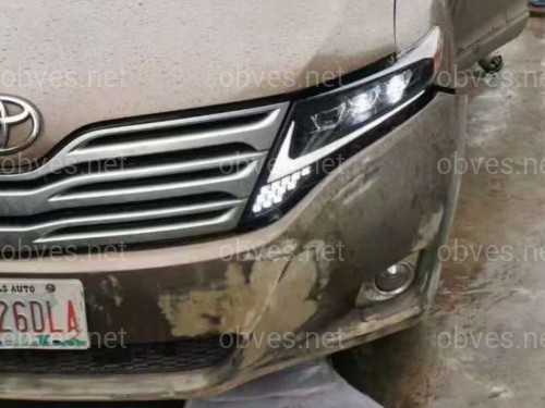 Фары FULL LED 3 линзы Toyota Venza 2009-2013 Фары FULL LED 3 линзы Toyota Venza 2009-2013