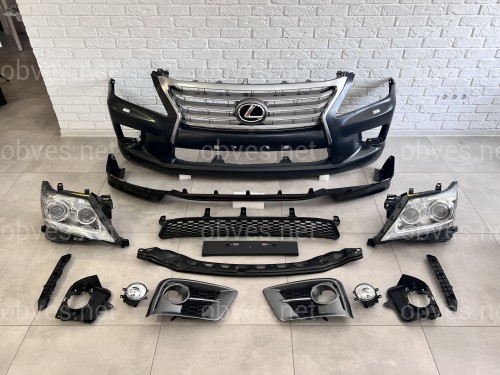Обвес комплект рестайлинга F-SPORT 2012-2015 для Lexus LX570 2008-2011