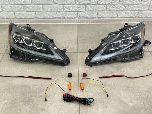 Фары Full LED 3 линзы Lexus IS 2005-2012 Фары Full LED 3 линзы Lexus IS 2005-2012