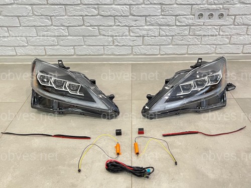Фары Full LED 3 линзы Lexus IS 2005-2012 Фары Full LED 3 линзы Lexus IS 2005-2012