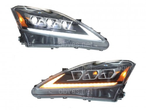 Фары Full LED 3 линзы Lexus IS 2005-2012 Фары Full LED 3 линзы Lexus IS 2005-2012