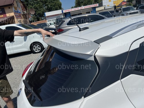 Спойлер козырек задней двери Nissan Kicks 2016-2022 ABS пластик под покраску Спойлер козырек задней двери Nissan Kicks 2016-2022 ABS пластик под покраску