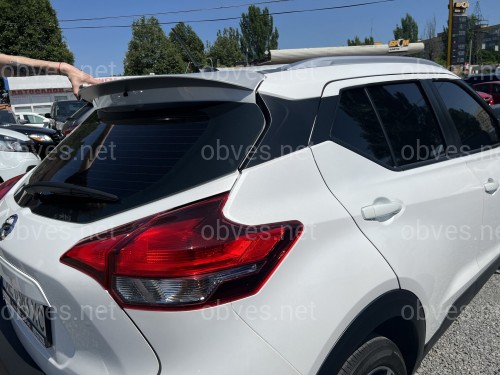 Спойлер козырек задней двери Nissan Kicks 2016-2022 ABS пластик под покраску Спойлер козырек задней двери Nissan Kicks 2016-2022 ABS пластик под покраску