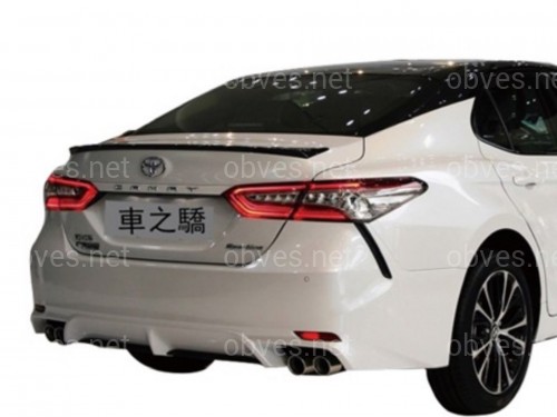 Спойлер лип багажника SE Toyota Camry 70 2018- ABS пластик, цвет черный глянец Спойлер лип багажника SE Toyota Camry 70 2018- ABS пластик, цвет черный глянец