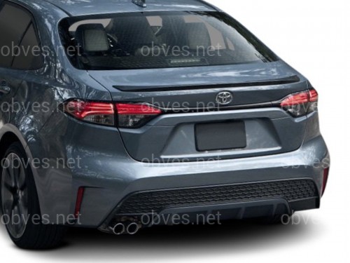 Спойлер лип багажника Toyota Corolla 2019- ABS пластик, цвет черный глянец Спойлер лип багажника Toyota Corolla 2019- ABS пластик, цвет черный глянец