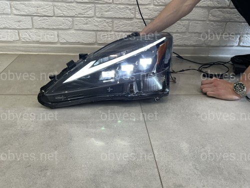 Фары Full LED 3 линзы в стиле 2021+ для Lexus IS 2005-2012 Фары Full LED 3 линзы в стиле 2021+ для Lexus IS 2005-2012