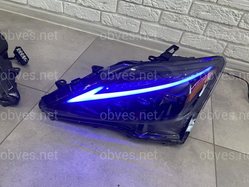 Фары Full LED 3 линзы в стиле 2021+ для Lexus IS 2005-2012 Фары Full LED 3 линзы в стиле 2021+ для Lexus IS 2005-2012