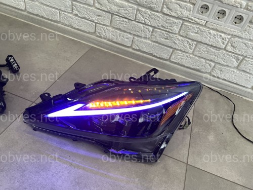 Фары Full LED 3 линзы в стиле 2021+ для Lexus IS 2005-2012 Фары Full LED 3 линзы в стиле 2021+ для Lexus IS 2005-2012