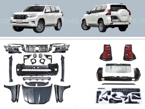 Обвес комплект рестайлинга Toyota Land Cruiser Prado 150 в 2018+
