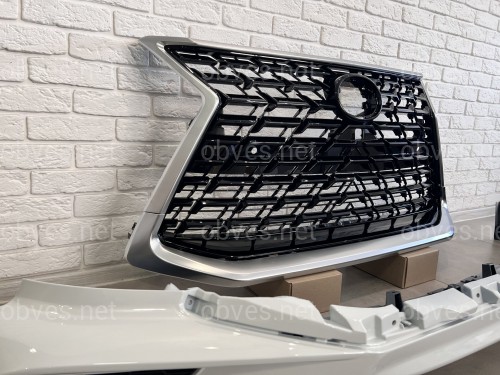 Обвес комплект SAMURAI 2020+  Lexus LX 570 450d 2015-2022 ABS пластик, цвет белый