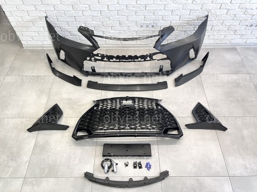 Бампер + сплиттер Lexus IS 2006-2012 в стиле F-SPORT 2021+ Бампер + сплиттер Lexus IS 2006-2012 в стиле F-SPORT 2021+