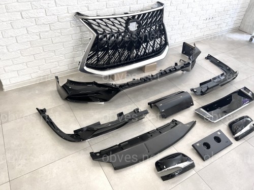 Обвес комплект TRD SUPERIOR  Lexus LX 570 450d  2015-2022 ABS пластик цвет черный